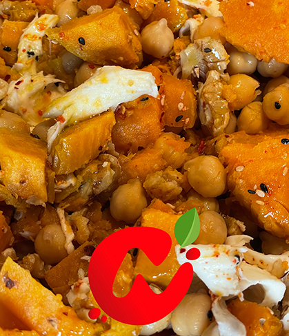 Garbanzos con batata